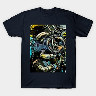 The Battered Engine T-Shirt